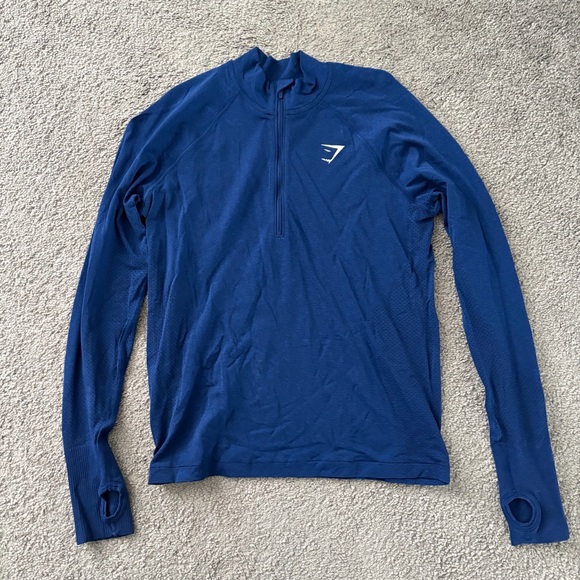 Gymshark Tops - Gymshark Women’s Blue Quarter Zip